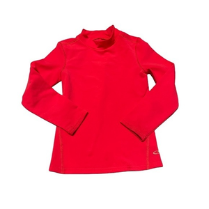 Champion S (6/6X) Duo Dry rash gaurd hot pink long sleeve high‎ neck swim top